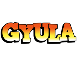 Gyula sunset logo