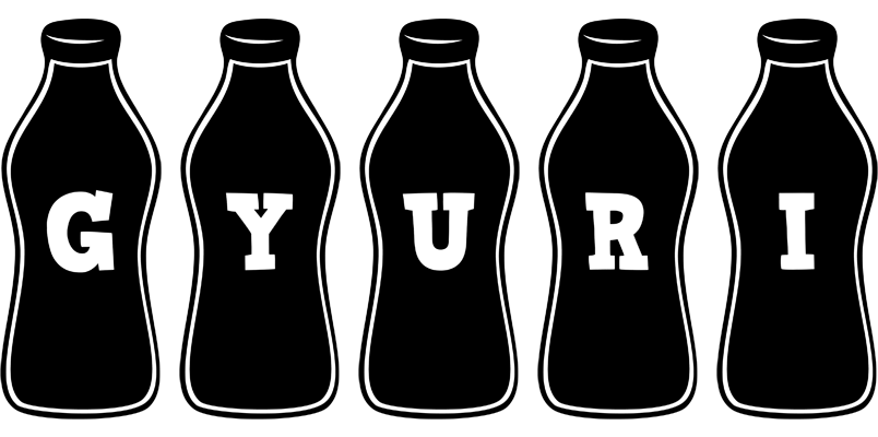 Gyuri bottle logo