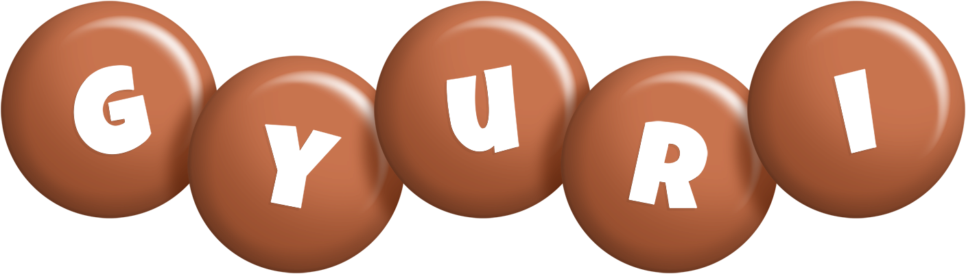 Gyuri candy-brown logo