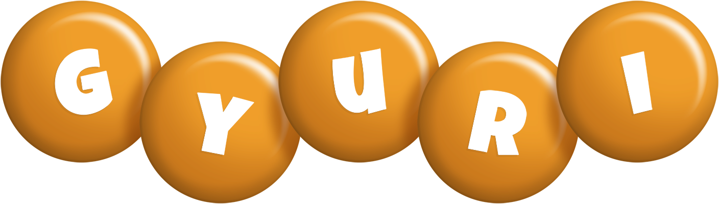 Gyuri candy-orange logo