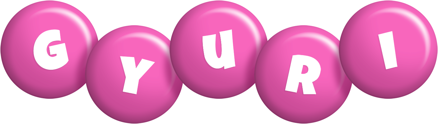 Gyuri candy-pink logo