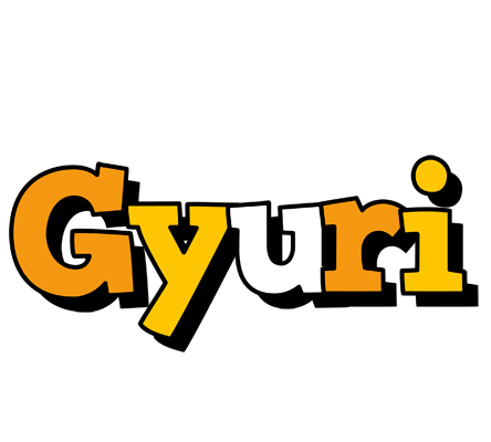 Gyuri cartoon logo