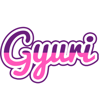 Gyuri cheerful logo