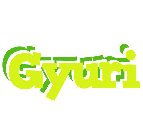 Gyuri citrus logo
