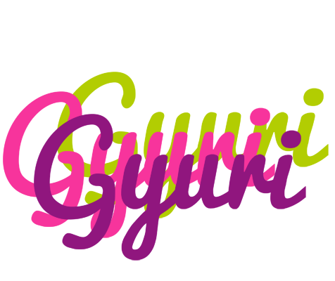 Gyuri flowers logo