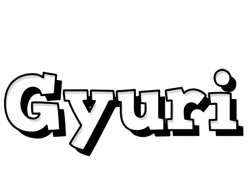 Gyuri snowing logo