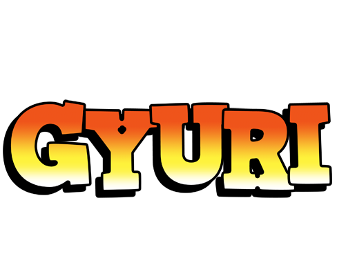 Gyuri sunset logo