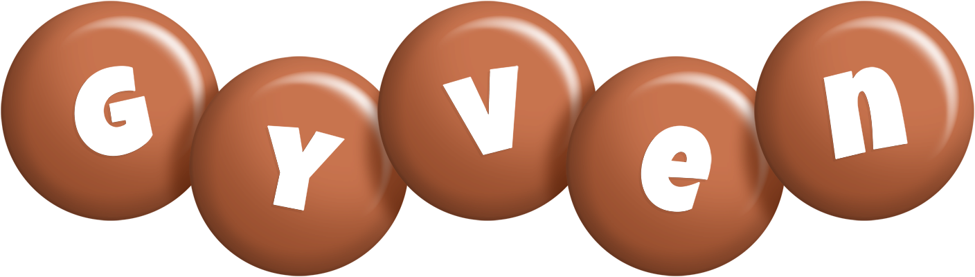 Gyven candy-brown logo