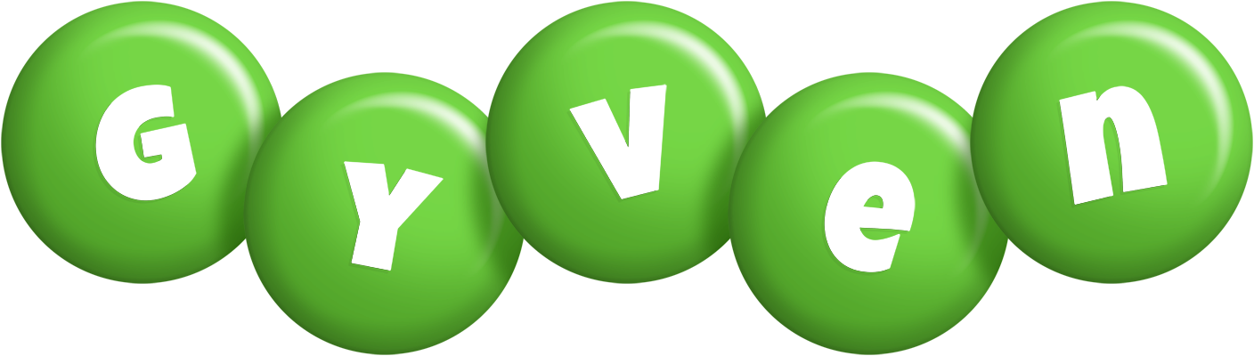 Gyven candy-green logo