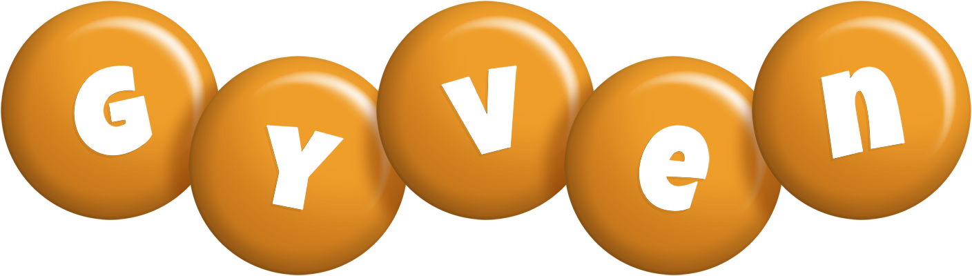 Gyven candy-orange logo