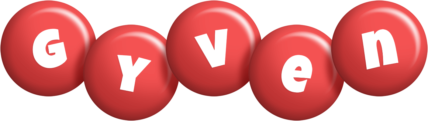 Gyven candy-red logo