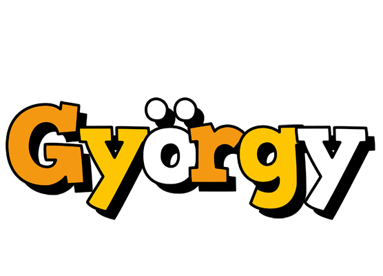 György cartoon logo