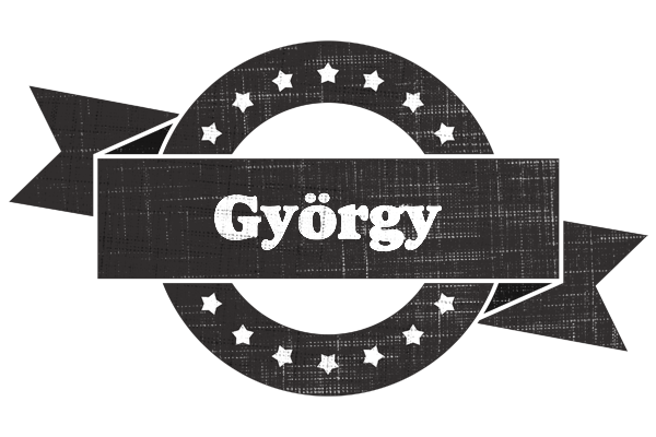 György grunge logo