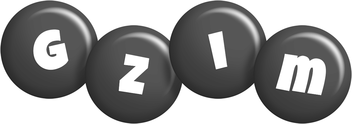 Gzim candy-black logo