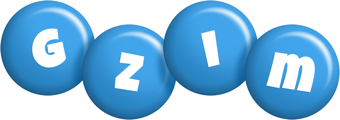 Gzim candy-blue logo