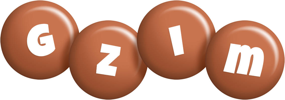 Gzim candy-brown logo