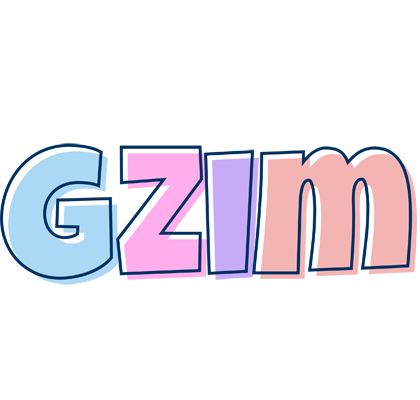Gzim pastel logo