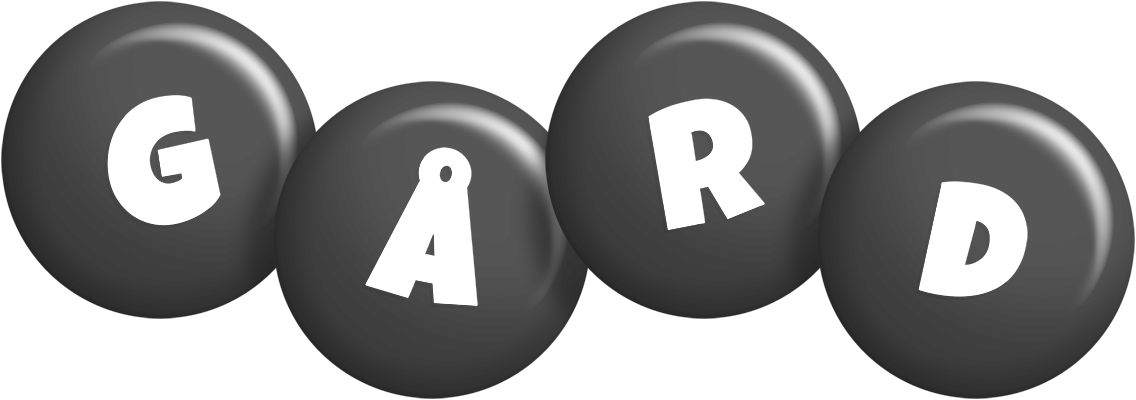 Gård candy-black logo