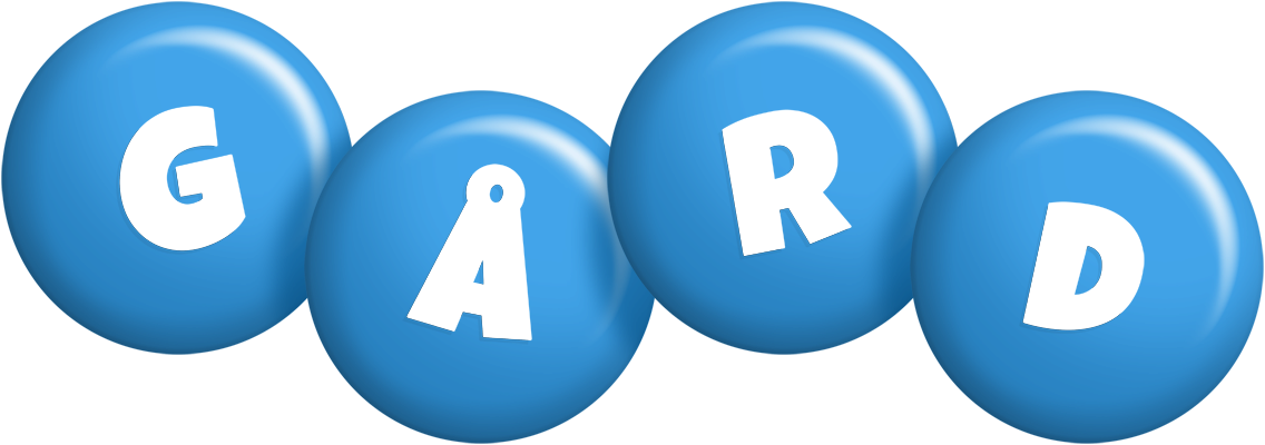 Gård candy-blue logo