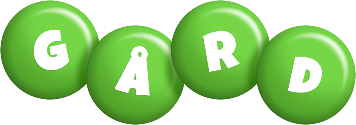 Gård candy-green logo