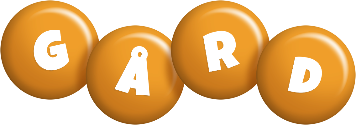Gård candy-orange logo