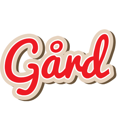 Gård chocolate logo