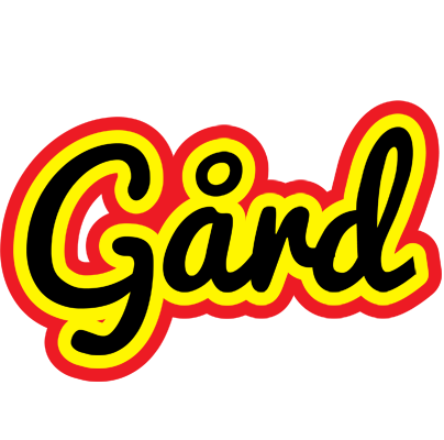 Gård flaming logo