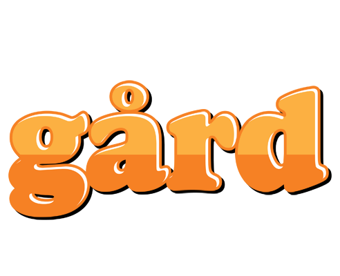 Gård orange logo