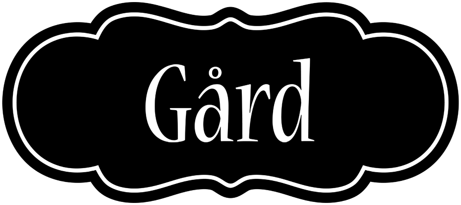 Gård welcome logo