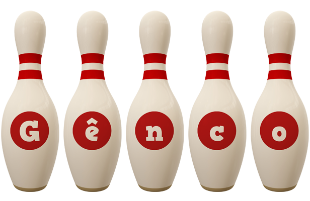 Gênco bowling-pin logo