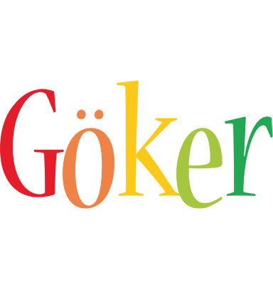 Göker birthday logo