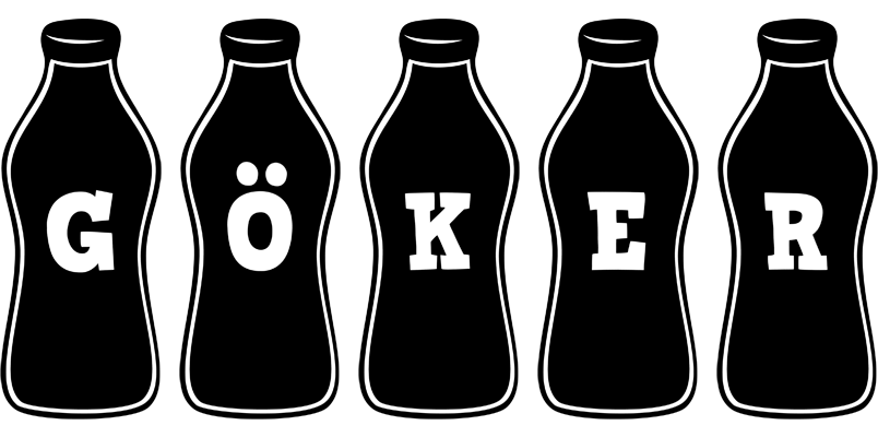 Göker bottle logo
