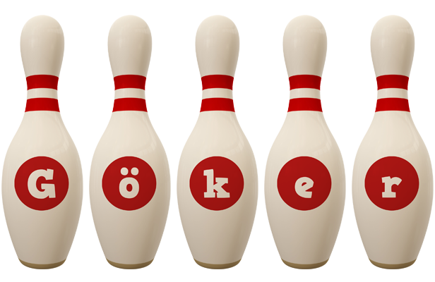 Göker bowling-pin logo