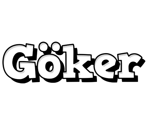 Göker snowing logo