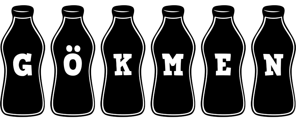 Gökmen bottle logo