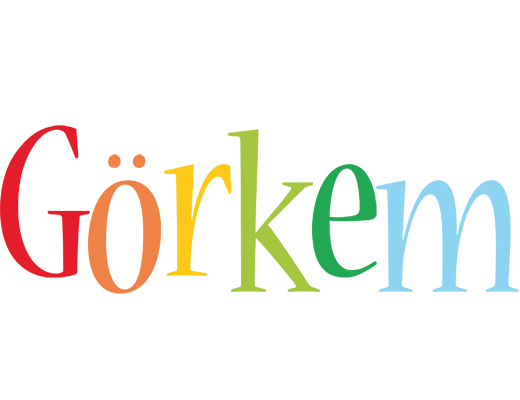 Görkem birthday logo