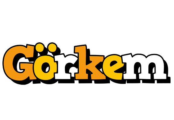 Görkem cartoon logo