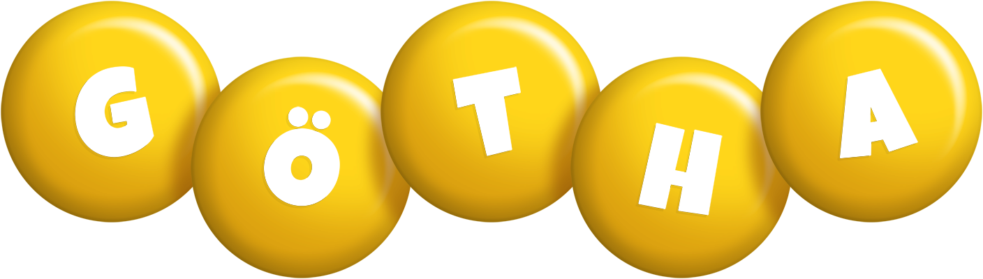 Götha candy-yellow logo
