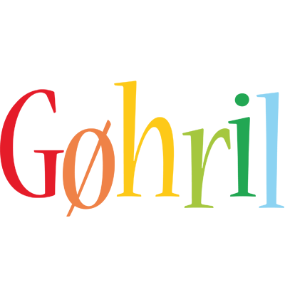 Gøhril birthday logo