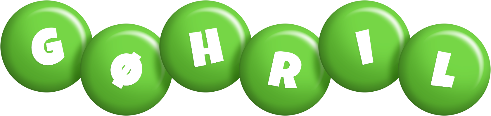 Gøhril candy-green logo
