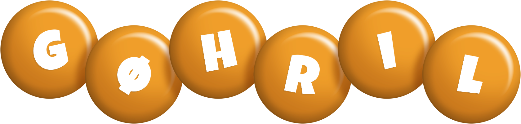 Gøhril candy-orange logo