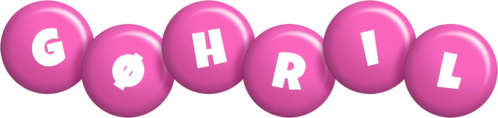 Gøhril candy-pink logo