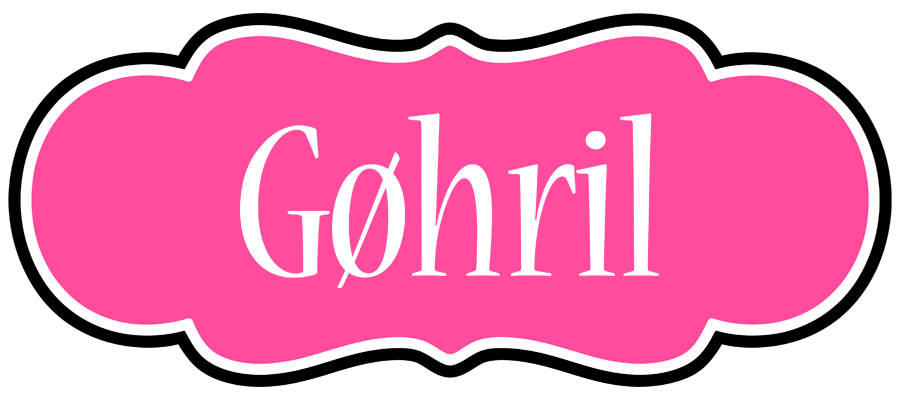 Gøhril invitation logo