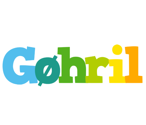 Gøhril rainbows logo