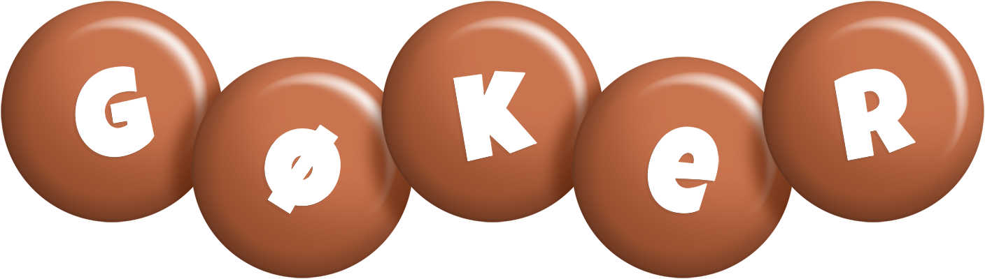 Gøker candy-brown logo