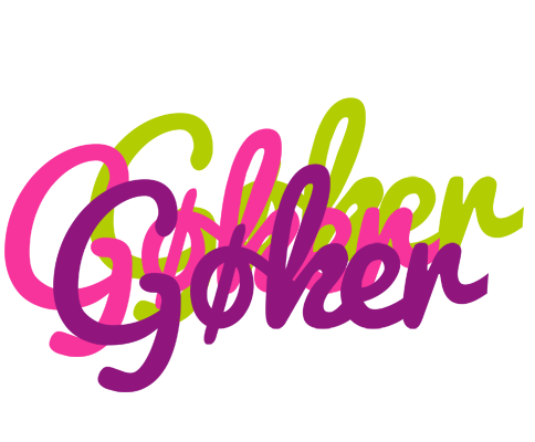 Gøker flowers logo