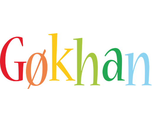 Gøkhan birthday logo