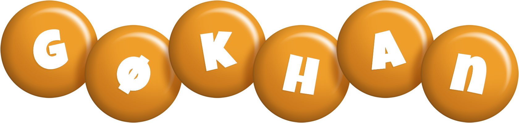 Gøkhan candy-orange logo