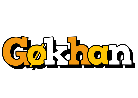 Gøkhan cartoon logo
