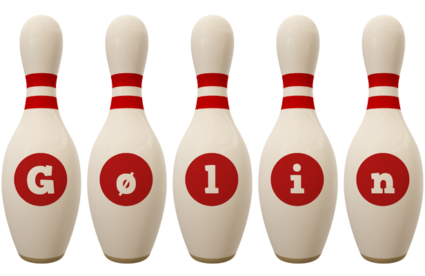 Gølin bowling-pin logo